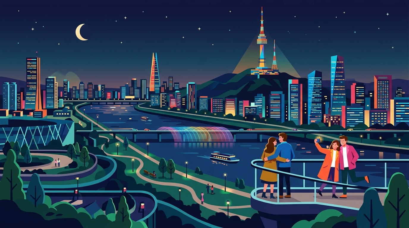 ソウル 夜景 おすすめ6選｜気分で選ぶ絶景スポット
