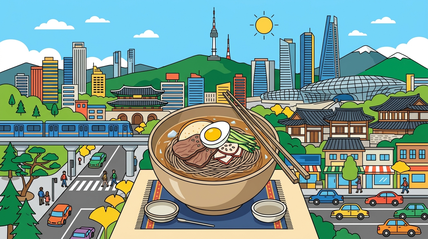 ソウル平壌冷麺おすすめ店と失敗しない食べ方