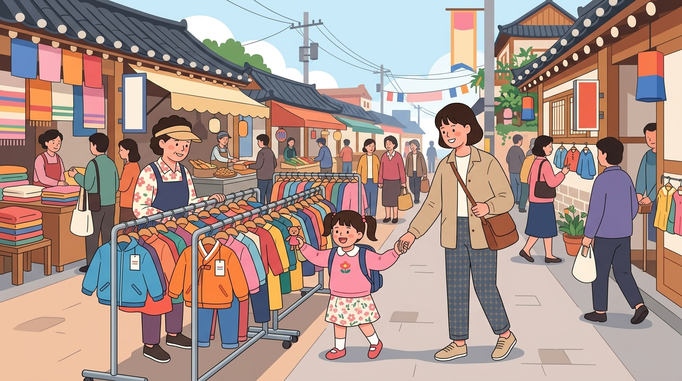 南大門 子供服市場の朝営業時間とサイズ選び完全ガイド
